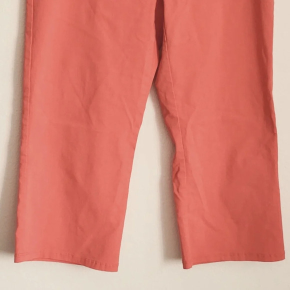 89th & Madison Pull-On Stretch Waistband Capris Front Faux Pockets Sz M - Picture 3 of 6